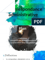 La Correspondance Administrative