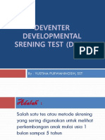 Deventer Developmental Srening Test (DDST)