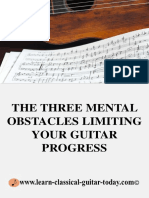 The Three Mental Obstacles Limiting Your Guitar Progress
