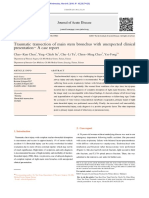 Traumatic Transection of Mainstem Bronchus