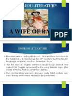 English Literature: A Wife of Bath