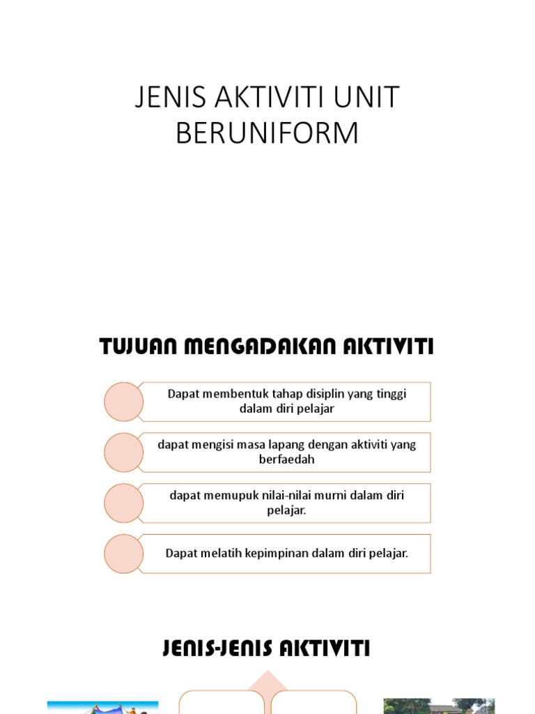 Jenis Aktiviti Unit Beruniform Pdf