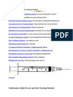 Medication Math For The Nursing Student