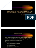 Thermal Properties of Concrete