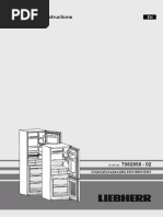 Manual Combina Frigorifica Liebherr