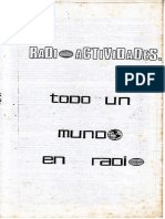 Radioactividades, folleto de presentación el programa