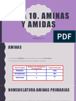 Aminas y amidas: nomenclatura, propiedades y usos