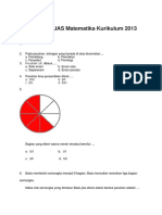 Matematika] Contoh Soal UAS Matematika Kurikulum 2013