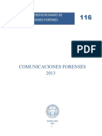 Comunicaciones Forenses N-116 - Año 2013