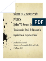 Los Gastos Del Estado de Bienestar PDF