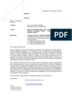 Carta N°067-2019 - Replanteo Final CBD-01 - CBD-02 - Devolucion