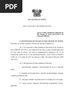 Lei_PEE_ Estado do RN