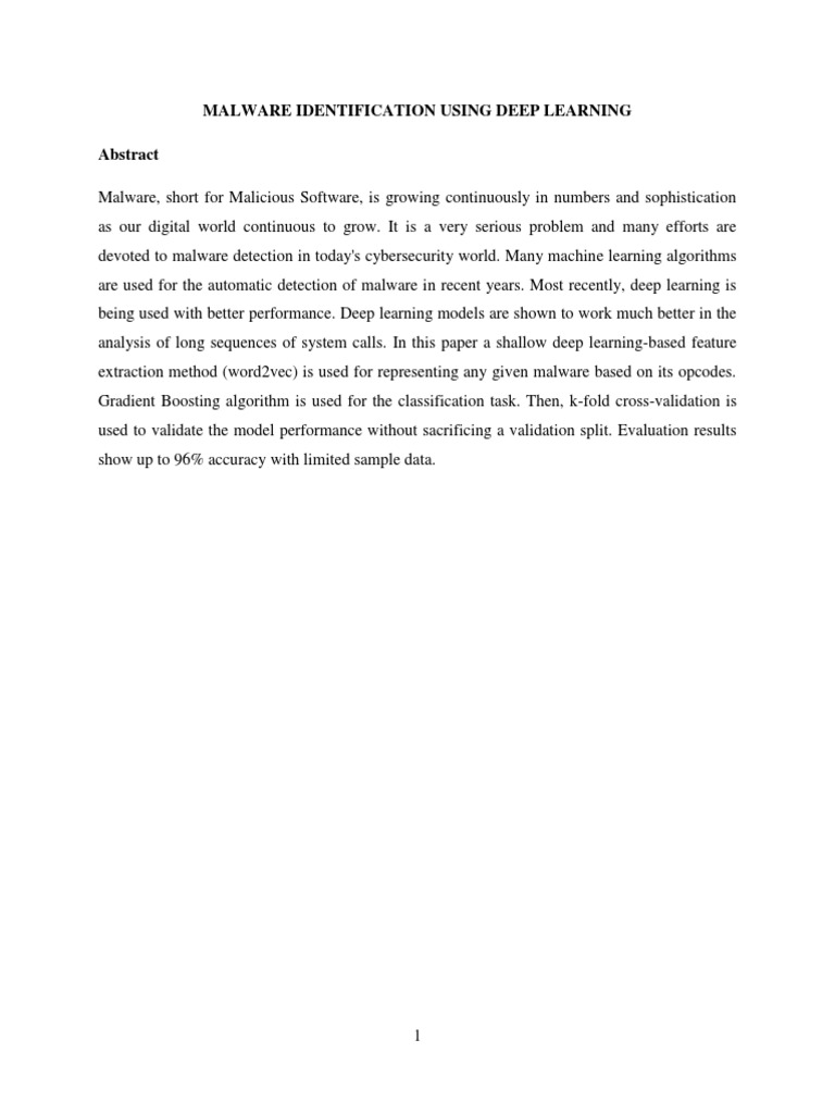 Malware Identification Pdf