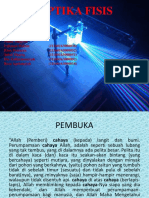 Optika Fisis Pembagian Materi