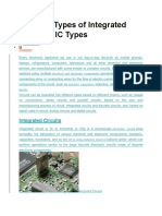 Different Types of Integrated Circuits