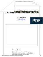 El Sistema Endocannabinoide y Su Importante Rol en La Salud Humana