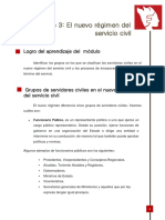 Modulo 3 El Nuevo Regimen Del Servicio Civil PDF