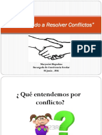 Aprendiendo A Resolver Conflictos