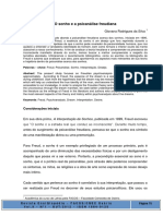 O Sonho e A Psicanalise Freudiana PDF