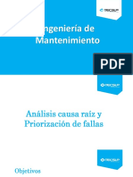 3.2 Análisis de Causa Raíz y Priorización de Fallas