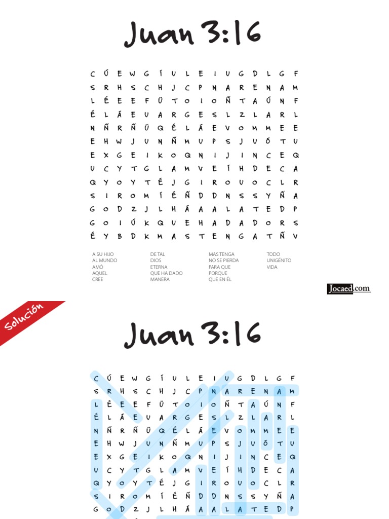 Juan 3 16