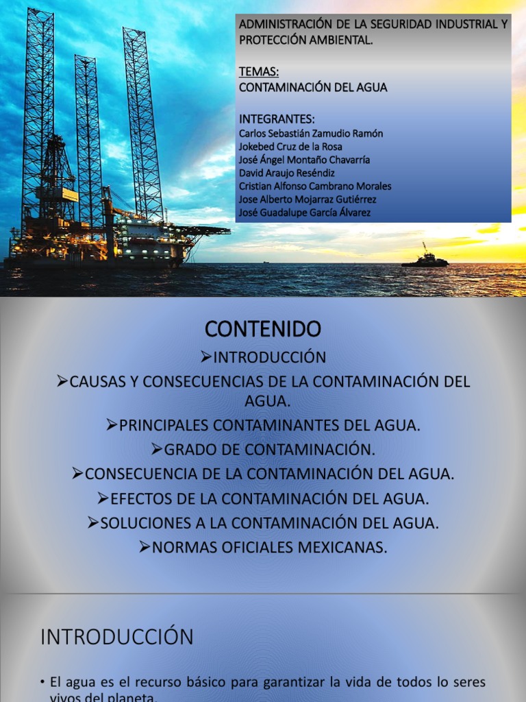 Contaminación del Agua y Soluciones | PDF | La contaminación del agua ...