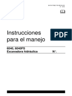 O&M Pala Hidraúlica 6040FS PDF