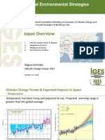 Climate Change Trends and Expected Impacts in Japan