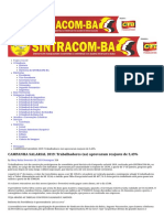 CAMPANHA SALARIAL 2019_ Trabalhadores (as) Aprovaram Reajuste de 3,43% – Sintracom-BA