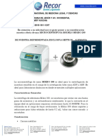 Característica Técnica de Microcentrífuga Mikro 200 Hettich