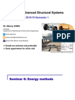 Advanced Structural Systems Seminar Energy Methods