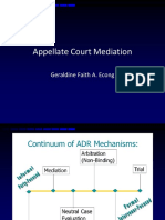 Appellate Court Mediation in The Phils