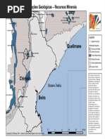 Mapa de Formações Geológicas – Recursos Minerais