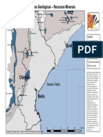 Mapa de Formações Geológicas - Recursos Minerais