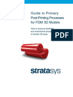 Guide To Primary Post-Printing Processes For FDM 3D Models