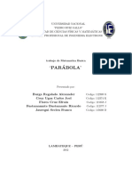 Ecuaciones de parábolas pasando por 3 puntos