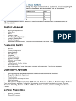 English Language: RBI Officers (Grade-B) Exam Pattern