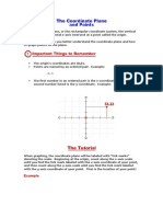 In The Coordinate Plane Graphing Algerba