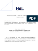 PECASTAING, Sandy - Poe Et Baudelaire - Pour Une Hantologie Du Texte PDF