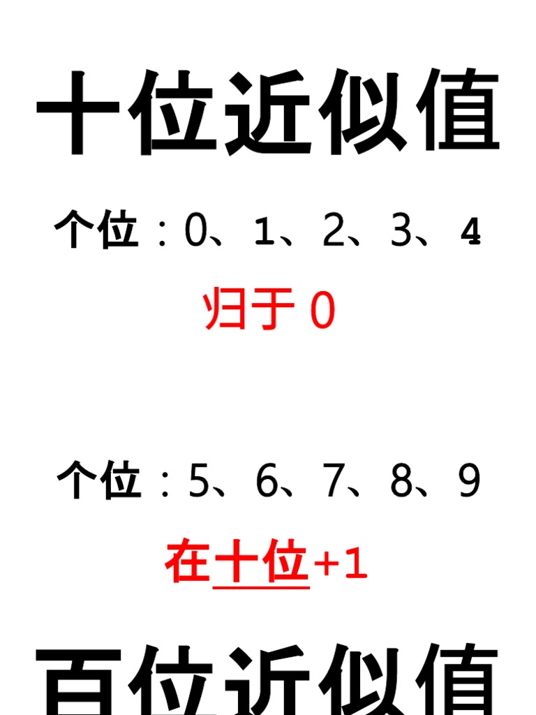 十位近似值