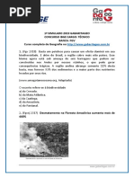 Simulado de Matemática Ibge(Primeiro)