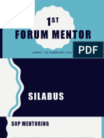 1st Forum Mentor
