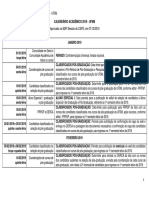 calendario acadêmico 2019 UFSM