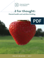Food For Thought Mental Health Nutrition Briefing March 2017