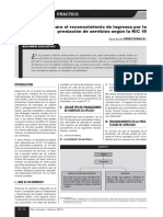 Pautas para El Reconocimiento de Ingresos Por La Nic 18 PDF