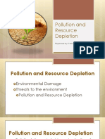 Pollution and Resource Depletion