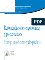 RECOMENDACIONES ERGONÓMICAS Y PSICOSOCIALES. TRABAJO EN OFICINAS Y DESPACHOS.docx