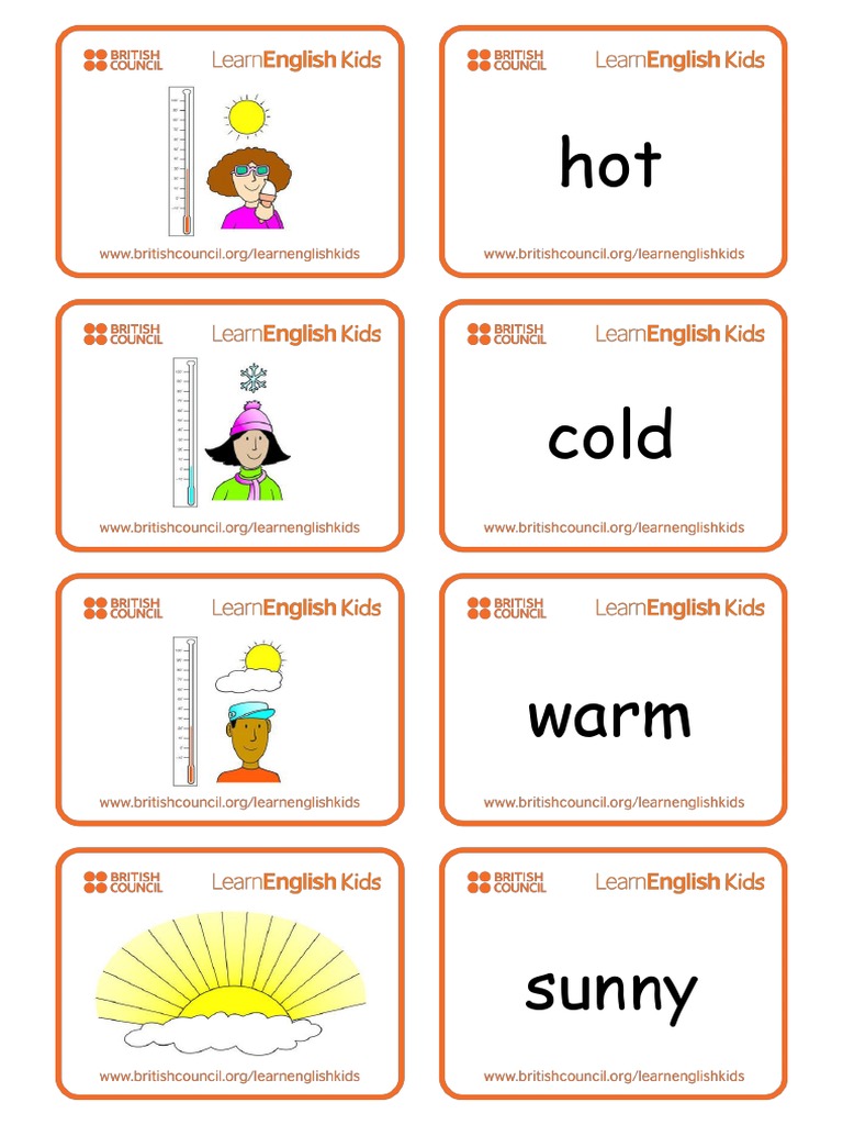 Flashcards Weather PDF | PDF | Tropical Meteorology | Seasons