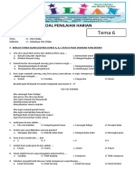 Soal Tematik Kelas 4 SD Tema 6 Subtema 2 Hebatnya Cita-Citaku Dan Kunci Jawaban