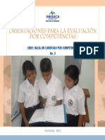 Orientaciones para La Evaluacion Por Competencias PDF